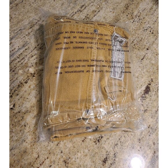 Vintage Bugle Boy Special Issue Industrial Men Size 36L Tan Tapered Jeans - Picture 16 of 16